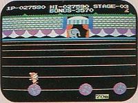 Circus Charlie sur MSX